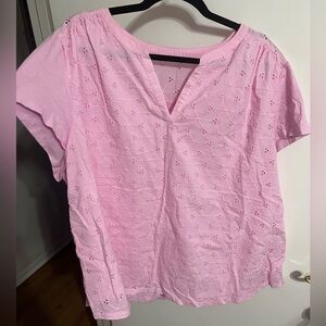 💛 2X St John’s Bay pink shirt